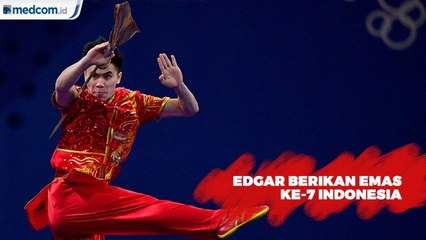 Edgar Berikan Emas Ke-7 Indonesia Meski Sedang Berduka
