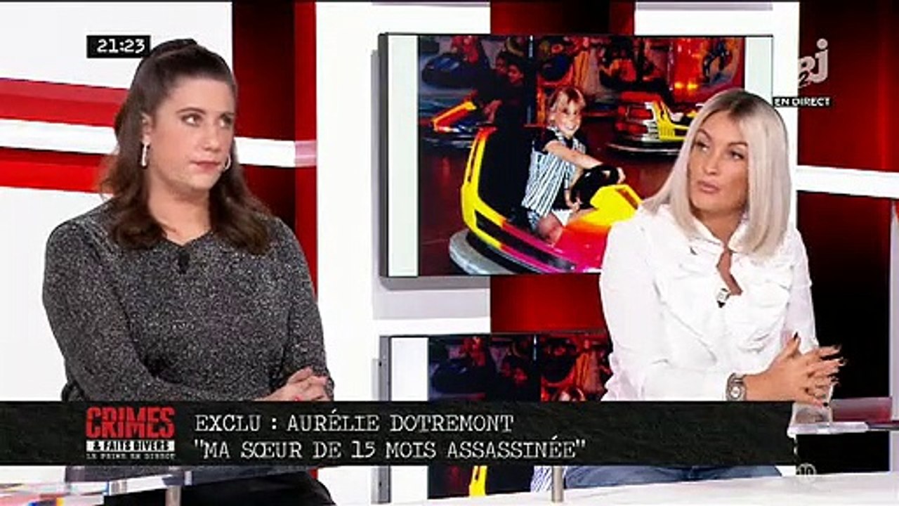 En larmes, dans Crimes sur NRJ12, Aurélie Dotremont se confie sur sa soeur assassinée: "Ma mère ma tout raconté pour la 1ère fois hier soir, sachant que je venais dans cette émission"