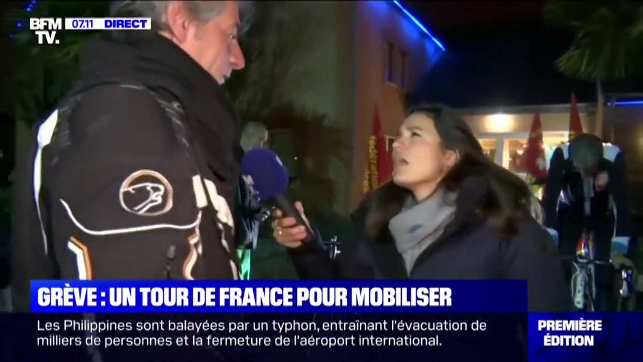 Grève du 5 décembre: ces éboueurs parisiens tentent de mobiliser à travers un tour de France à vélo