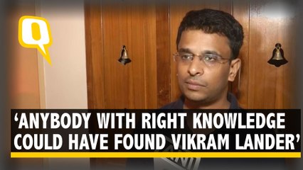 Can Be Done by Anyone with Right Knowledge: Chennai Engineer Who Found Vikram Lander
