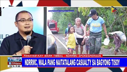Panayam kay NDRRMC Spox Mark Timbal ukol sa bagyong #TisoyPh