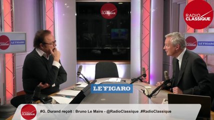 Bruno Le Maire - Radio Classique mardi 3 dÃÂ©cembre 2019