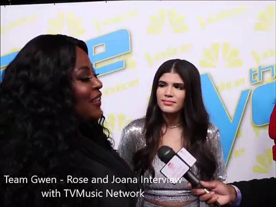 The Voice - Season 17 Team Gwen Top 10 Interviews Rose and Joana