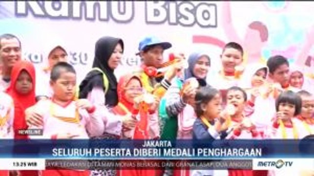 Peringatan Hari Disabilitas, Ratusan Anak Difabel Dapat Medali