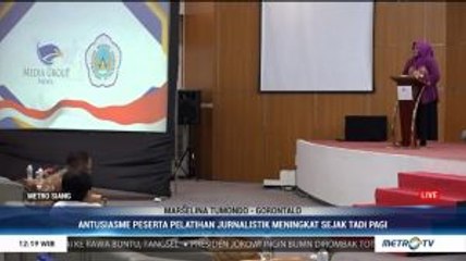 Mahasiswa UNG Terima Pelatihan Jurnalistik Media Group