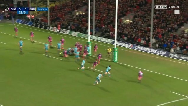 Highlights: Gloucester Rugby v Munster Rugby