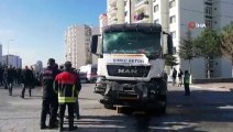 Kayseri'de halk otobüsüne beton mikseri çarptı: Yaralılar var