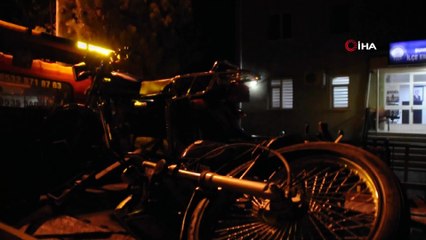 Jandarma ve polisle motosiklet hırsızları arasında saatler süren kovalamaca