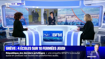 Grève: 4 écoles sur 10 fermées jeudi (2) - 03/12