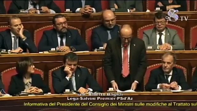 Mes, l-intervento di Bagnai in Senato (02.12.19)