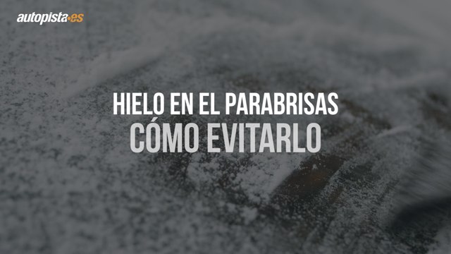 Trucos para evitar el hielo en el parabrisas del coche