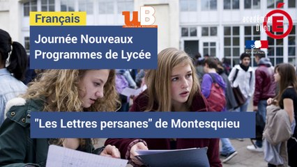 Les Lettres persanes de Montesquieu