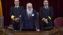 El presidente de la Mesa de Edad pide perdón a los españoles por el fracaso de la XIII legislatura