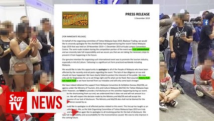 Tattoo expo organiser apologises for semi-nude incident