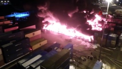 - Rusya'da 12 bin metrekarelik depoda yangın