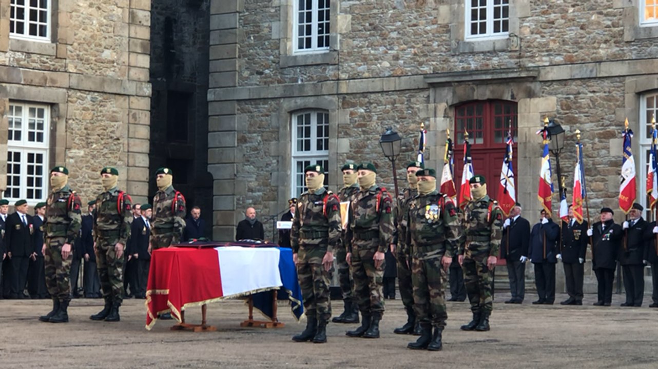 Cérémonie d’hommage à Jean Morel, vétéran du commando Kieffer
