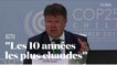 L'alerte de l'ONU à la COP25 : "Les 10 dernières années ont été les plus chaudes depuis 1850"