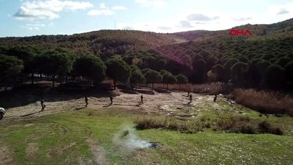 Özel harekatın nefes kesen tatbikatı havadan görüntülendi - 1