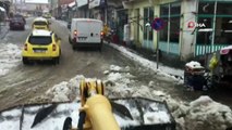 Karlıova’da karlar kamyonlarla ilçe dışına taşındı
