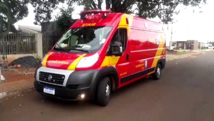 Homem sofre queda de escada e fica ferido, no Jardim Clarito