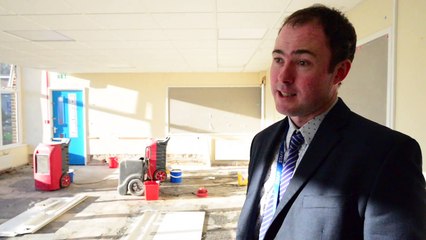 Pupils back in school after devastating floods