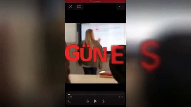 Ankara’daki gözde bir lisede sınıfta ders anlatılırken sigara içildi!