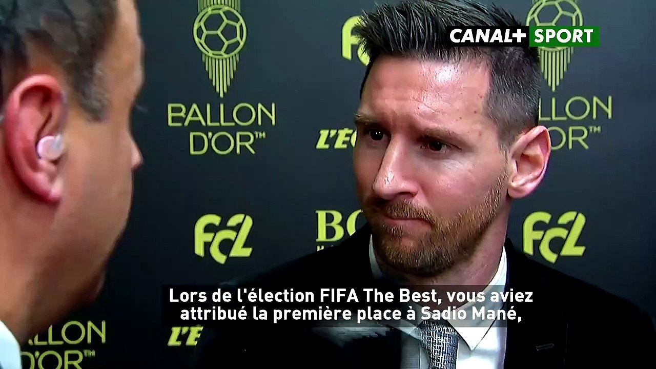 Les mots élogieux de Messi pour Sadio Mané « Moi personnellement, j’ai voté pour lui, il a réalisé une grande saison … »