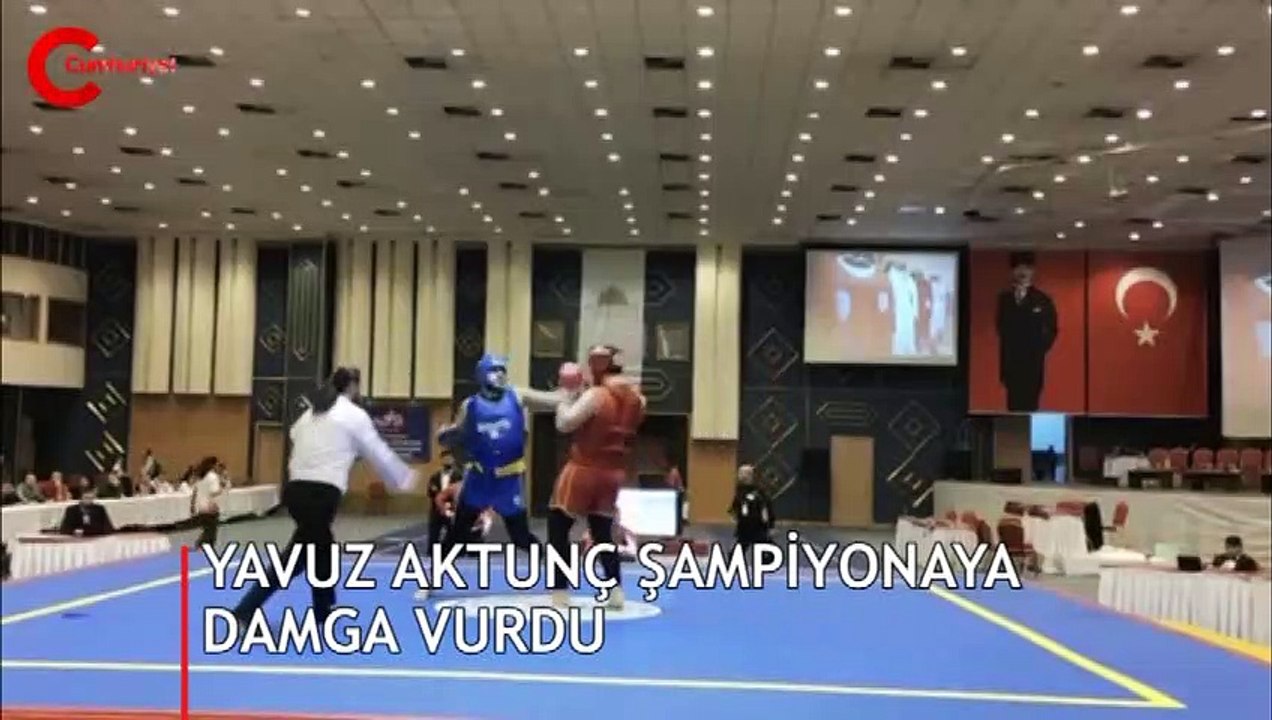 Yavuz Aktunç  4. Wushu Sanda Kungfu Şampiyonası'na damga vurdu!