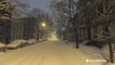 Record snowstorm pounds Albany, New York