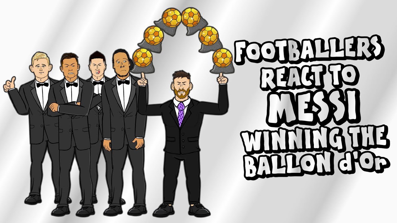 LOLs | Footballers react to Lionel Messi winning the Ballon d'Or