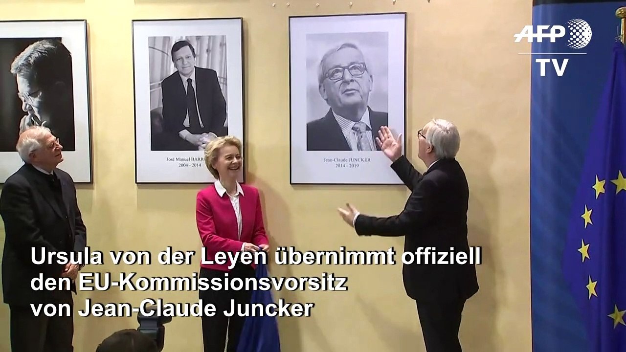 Von der Leyen zu Juncker: 'Danke, was du für Europa getan hast'