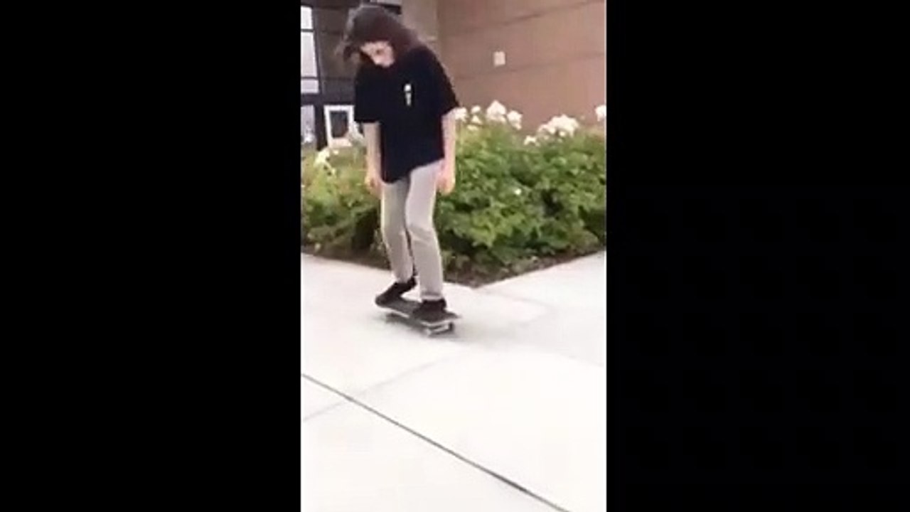Skateboarder Attempt A Heelflip And The Skateboard Hits Him In The Private Area