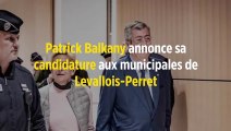 Patrick Balkany annonce sa candidature aux municipales de Levallois-Perret