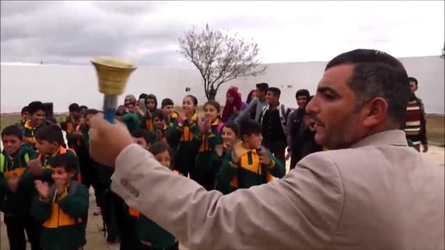 Türkiye'nin onardığı Tel Abyad'daki okul eğitime açıldı