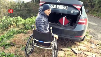 Spor sayesinde engelini unutarak hayata tutundu