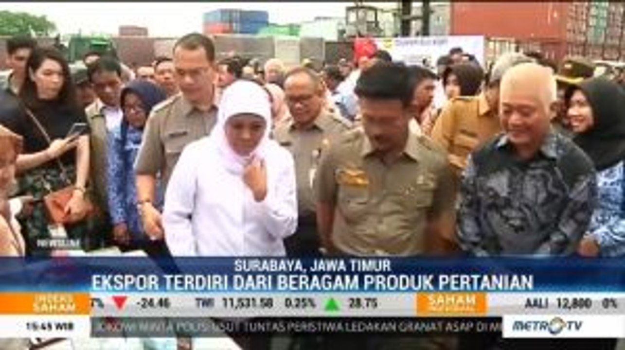 SYL Lepas Ekspor Produk Pertanian Jawa Timur Senilai Rp800 Miliar