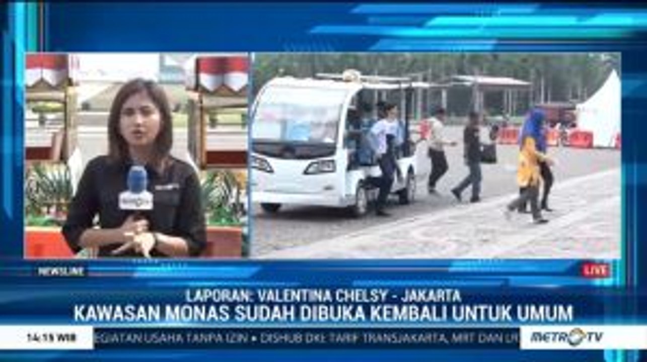 Pascaledakan, Kondisi Monas Sudah Kondusif
