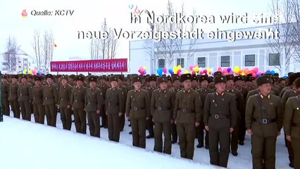 Nordkorea: Kim Jong Un eröffnet sozialistische "Utopia-Stadt"