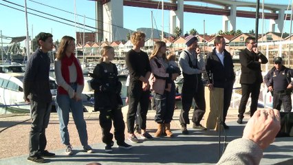 Greta Thunberg llega a Lisboa: "No vamos a parar"