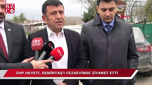 CHP heyeti, Demirtaş'ı cezaevinde ziyaret etti
