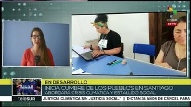 Inicia Cumbre de los Pueblos en Santiago de Chile