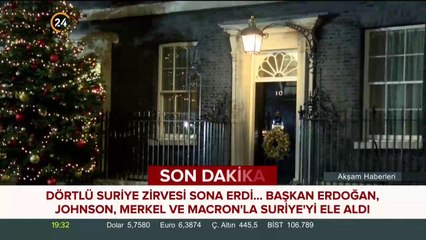 Dörtlü Suriye zirvesi sona erdi