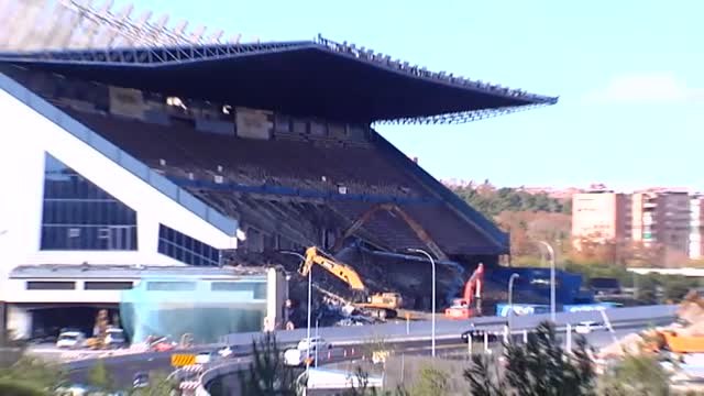 Cada día queda menos del Estadio Vicente Calderón