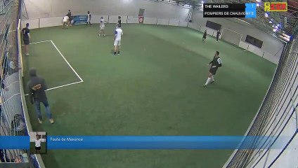 Faute de Maxence - THE WAILERS Vs POMPIERS DE CHAUVIGNY - 02/12/19 20:00 - LIGUE 1