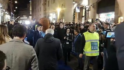 Inaugurazione Lazio Style - L'arrivo di Lotito