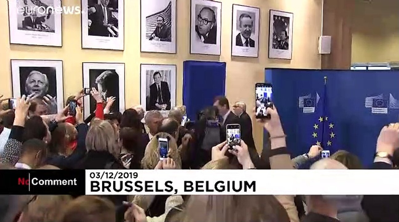 ویدئو؛ مراسم معارفه اورزولا فن درلاین به عنوان رئیس جدید کمیسیون اروپا