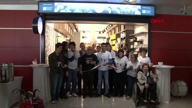 İstanbul sabiha gökçen havalimanı'nda istanbul zihinsel engelliler vakfı'nın mağazası açıldı- 2