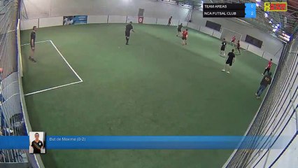 But de Maxime (0-2) - TEAM AREAS Vs NCA FUTSAL CLUB - 02/12/19 21:00 - LIGUE 3 - Poitiers Game Parc