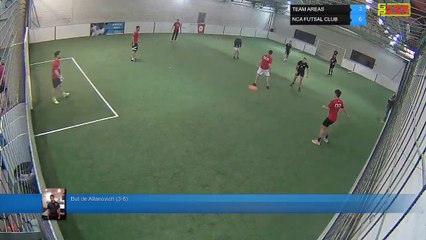 But de Allanovich (3-6) - TEAM AREAS Vs NCA FUTSAL CLUB - 02/12/19 21:00 - LIGUE 3