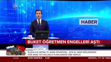 Buket öğretmen engelleri aştı
